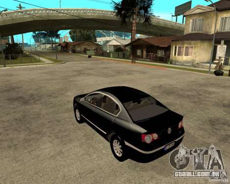 Volkswagen Passat B6 para GTA San Andreas