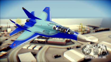Mikoyan-Gurevich MIG-29K UB 341 Blue para GTA San Andreas