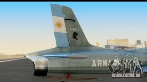 Aermacchi MB-326 ARM para GTA San Andreas
