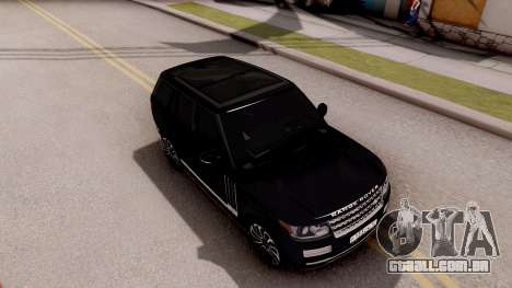 Range Rover SVA para GTA San Andreas
