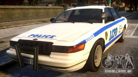 Vapid Police Cruiser para GTA 4