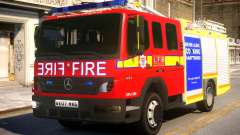 London Fire Brigade Atego Fire Appliance para GTA 4