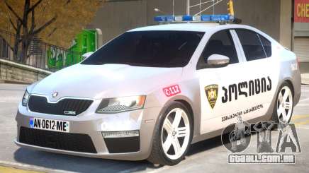 Skoda Octavia Police para GTA 4