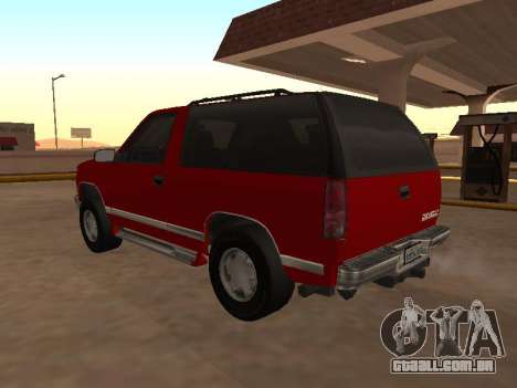 Chevrolet Blazer K5 1998 para GTA San Andreas