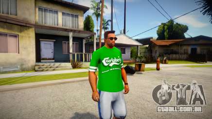 T-shirt Carlsberg para GTA San Andreas