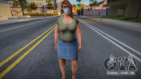 Dwfylc1 em uma máscara protetora para GTA San Andreas