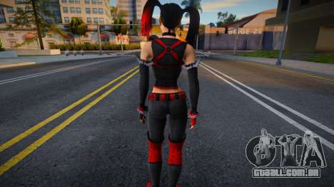 Harley Quinn Skin From Batman Arkahm City para GTA San Andreas