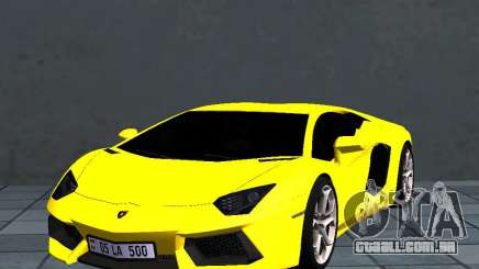 Lamborghini Aventador AM Plates para GTA San Andreas