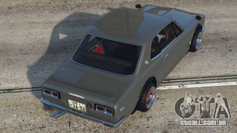 Nissan Skyline 2000GT-R Coupe (C10) Ebony