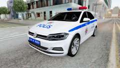 Volkswagen Polo Sedan Polis para GTA San Andreas